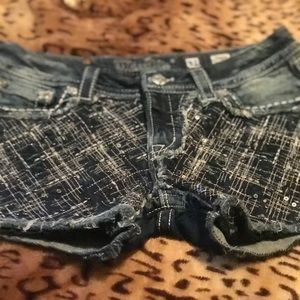 Miss me shorts size 31w x 3 1/4 inseam blue